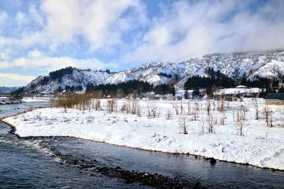 魚沼の雪景色